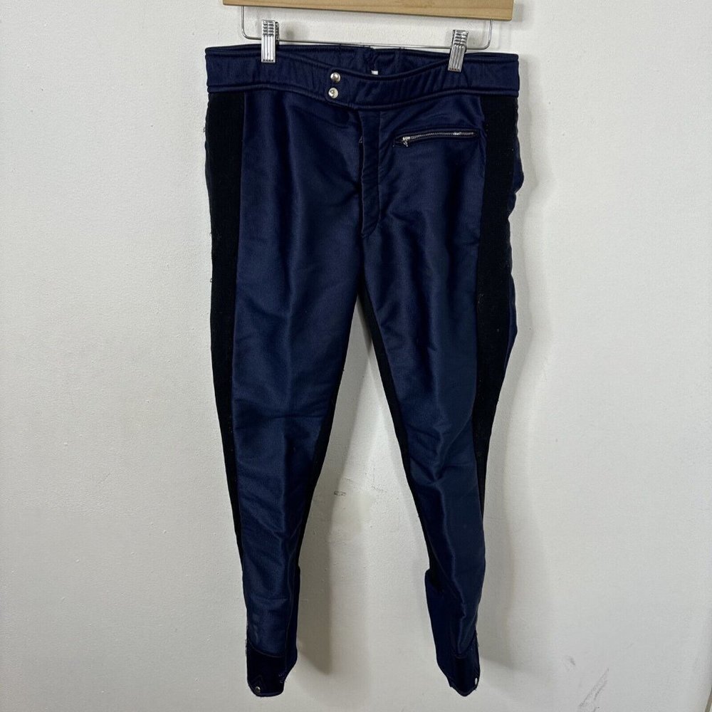 Vintage Fellar Hossen Ski Pants Snowpants Blue‎ Men 30 (Short Capri Ankle) 70s